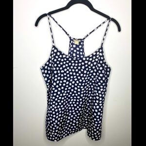 J Crew Printed Racerback Cami